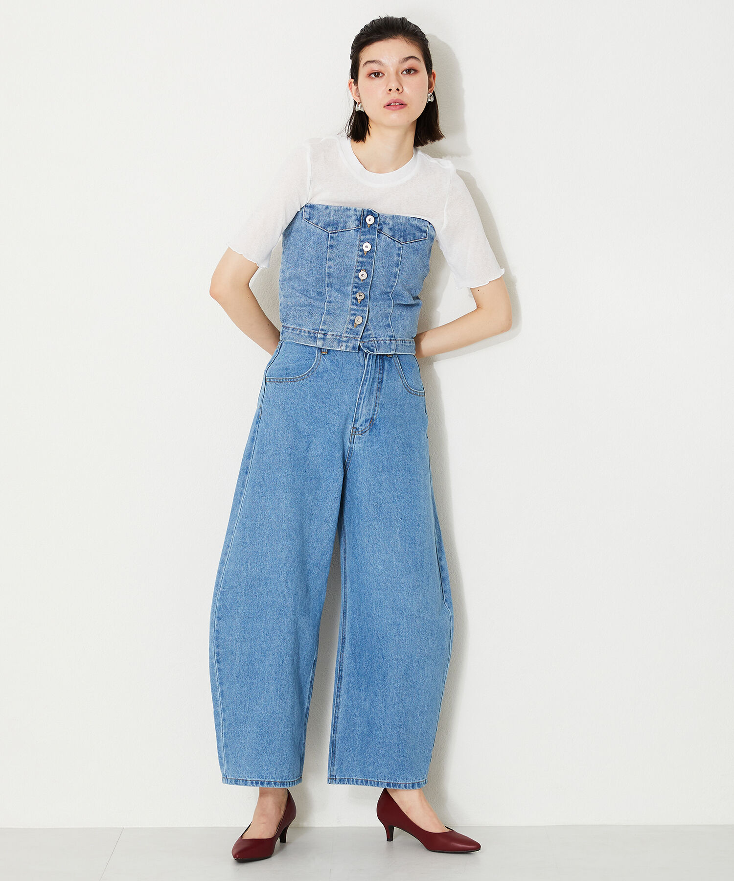 ORiental TRaffic「【跳べるパンプス/シリーズ累計１５０万足突破】ミドルヒール パンプス /R-3202 オフィス」|パンプス|