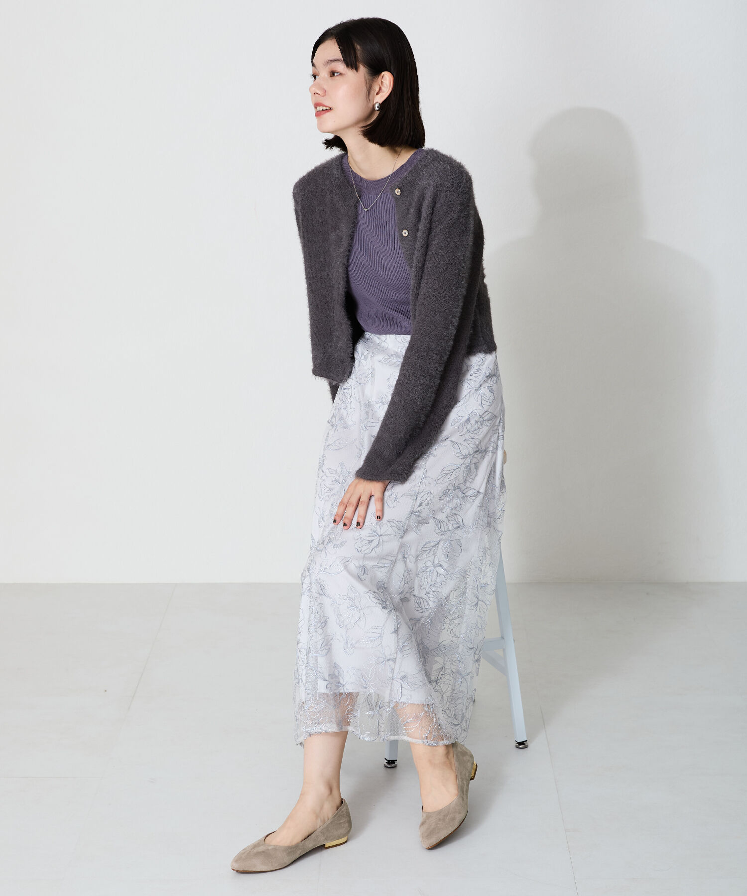 ORiental TRaffic「【WEB限定 / 累計15万足突破】ポインテッドトゥ フラット パンプス /R-4007 通勤靴 厚手クッション」|パンプス|