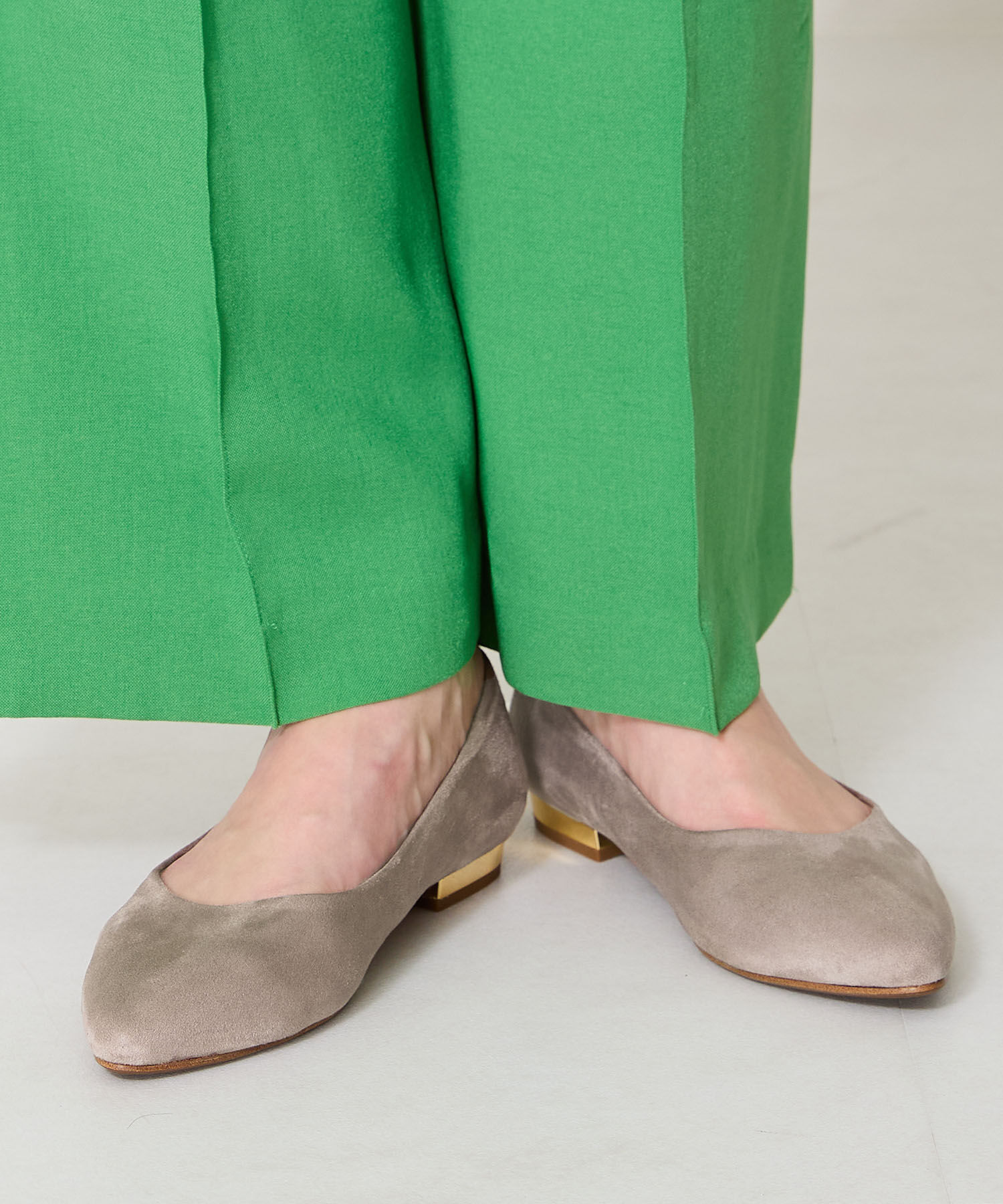 ORiental TRaffic「【WEB限定 / 累計15万足突破】ポインテッドトゥ フラット パンプス /R-4007 通勤靴 厚手クッション」|パンプス|