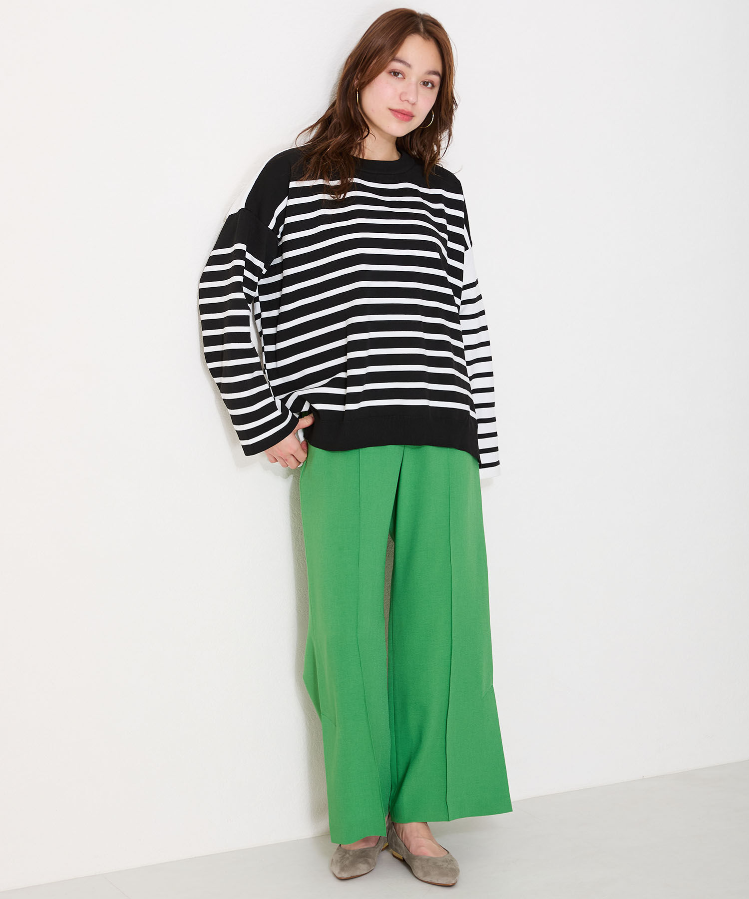 ORiental TRaffic「【WEB限定 / 累計15万足突破】ポインテッドトゥ フラット パンプス /R-4007 通勤靴 厚手クッション」|パンプス|