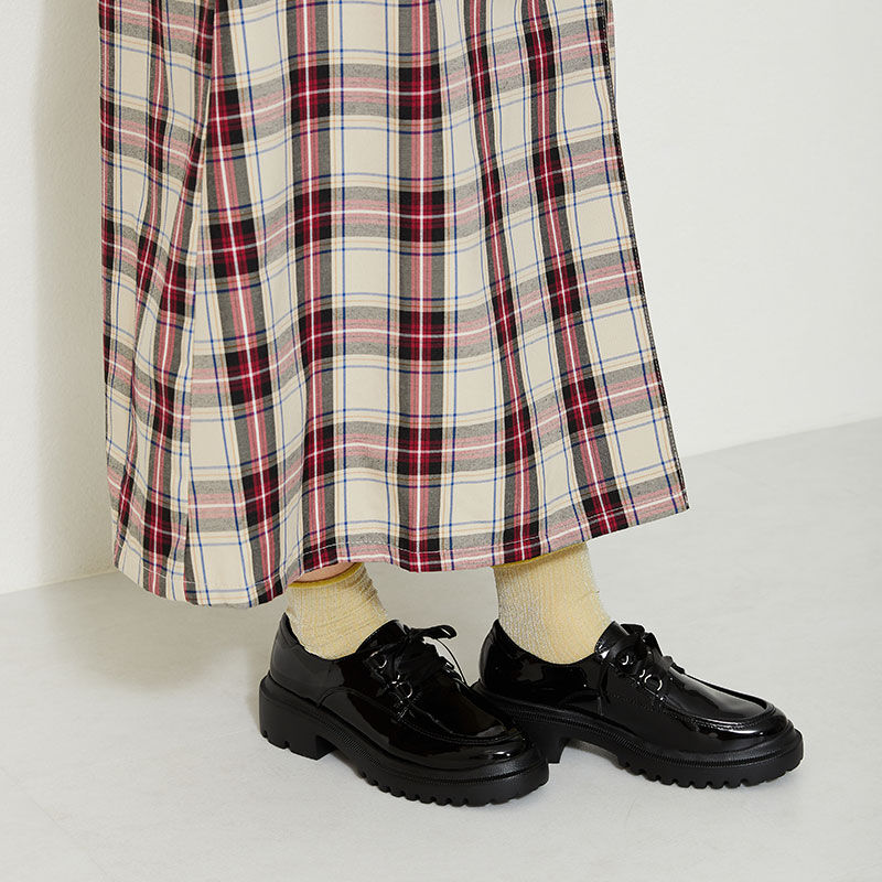 ORiental TRaffic「厚底リボンレースアップシューズ/31116」|パンプス|