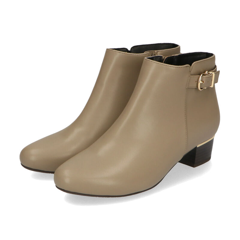 WA Oriental TRaffic「メタリックラインベルトヒールブーツ/32404」|ショートブーツ|