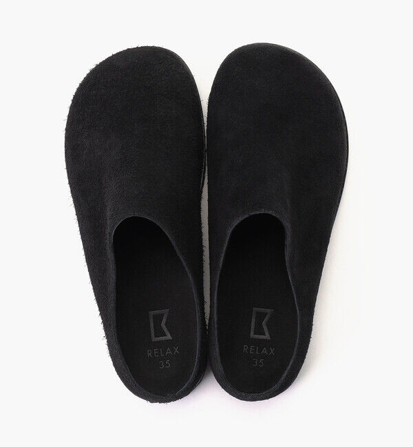 BENEXY「【ベネクシー】270W リラックス/ブラック ベロアレザー/サンダル メンズ レディース」|サンダル|