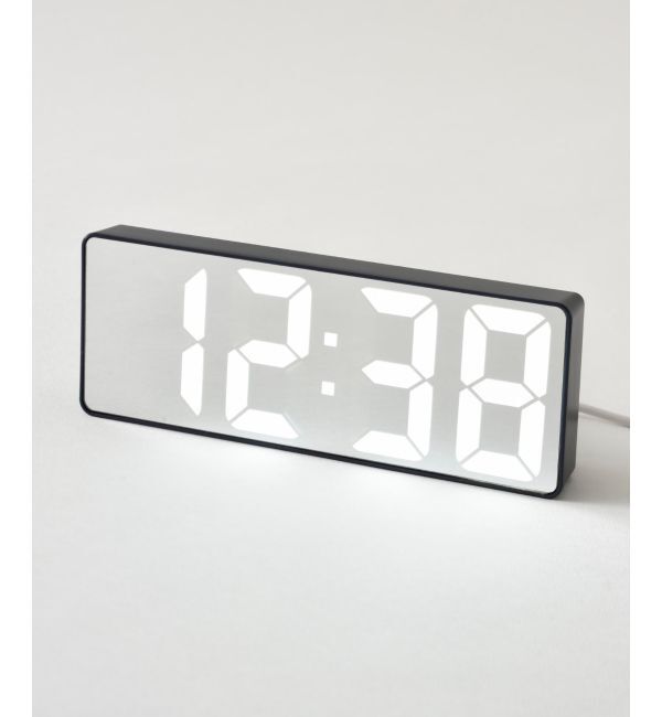 BRUNO「LEDミラークロック」|クロック・置時計|