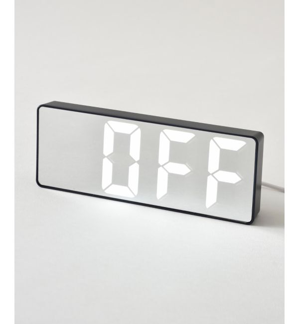 BRUNO「LEDミラークロック」|クロック・置時計|