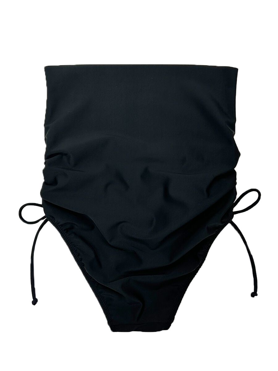 PEAK&PINE「バックリボンパフスリーブワンピ見えビキニ」|コンビネゾン|