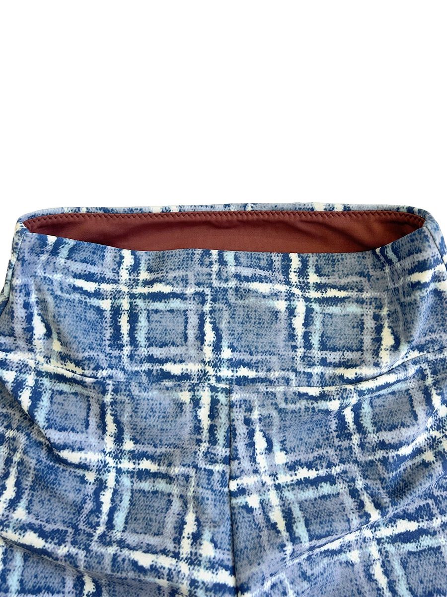 ALBOVE「ブロック調チェック柄プレーンレギュラーレギンス」|その他|