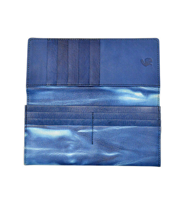 Kinuya Indigo「AWA-AI　絞り長財布」|財布|