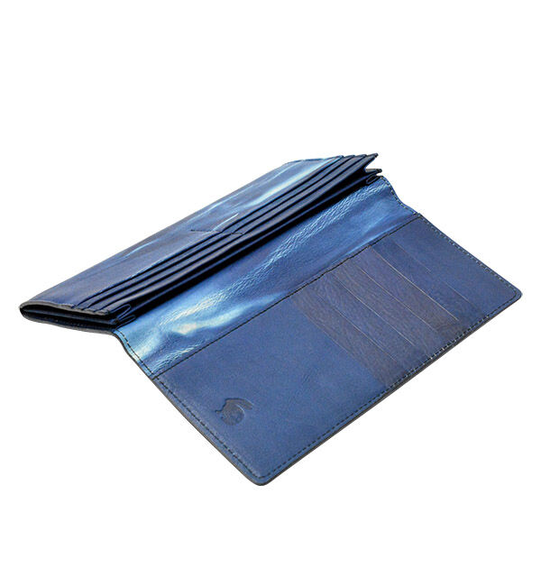 Kinuya Indigo「AWA-AI　絞り長財布」|財布|