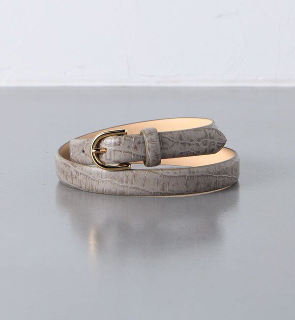 UNITED ARROWS「CRC/STMP ベルト」|ベルト|MD.GRAY