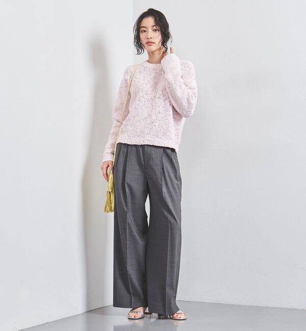 UNITED ARROWS「タック イージーパンツ」|チノ|