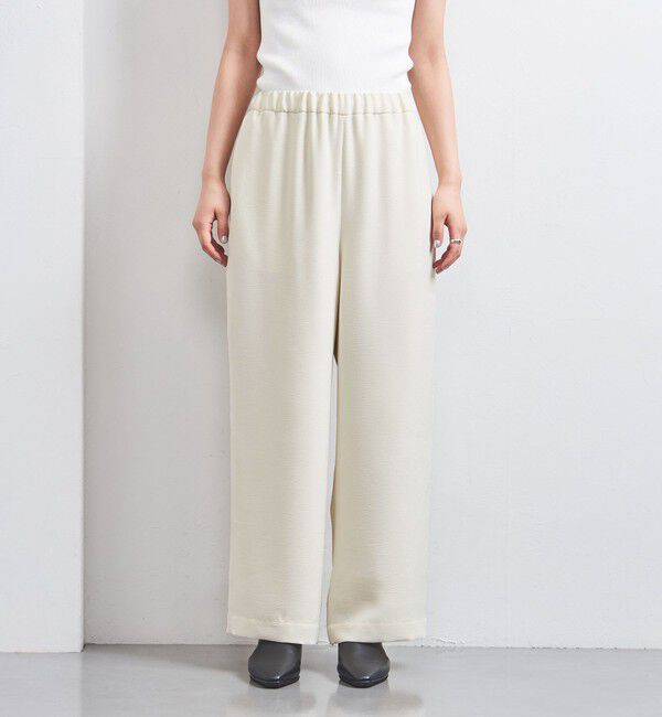 UNITED ARROWS「COMFY ストレート イージーパンツ WHITE -UVカット ウォッシャブル-」|その他|