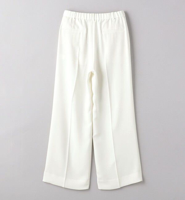 UNITED ARROWS「2タック ワイドパンツ WHITE」|スラックス|
