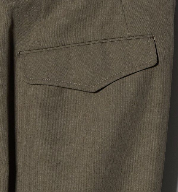 UNITED ARROWS「フォルムギャバジン モダン ストレート スラックス」|スラックス|