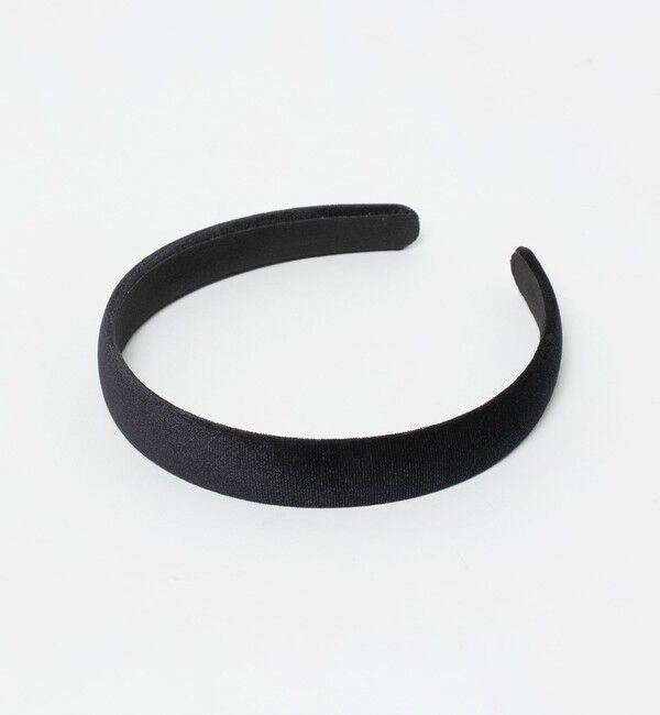 UNITED ARROWS「プレーン ヘッドバンド 23M」|カチューシャ|BLACK