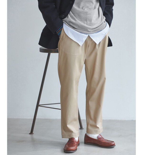 UNITED ARROWS green label relaxing「【別注/WEB限定】＜3/2 WORKS＞GLR チノパンツ -ストレッチ-」|チノ|BEIGE