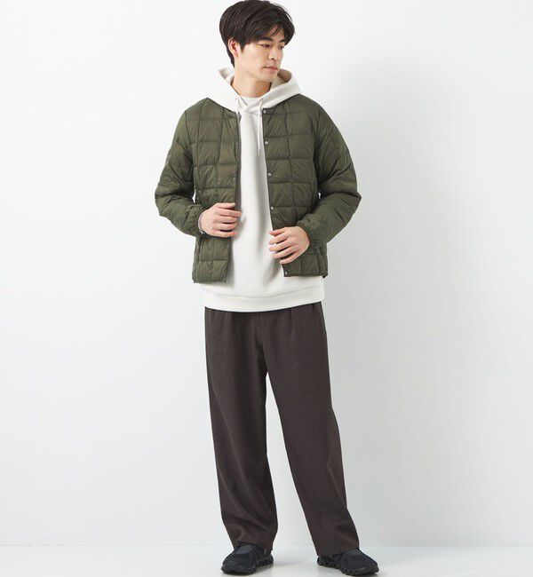 UNITED ARROWS green label relaxing「＜TAION＞ベーシック クルーネック ボタン インナー ダウンジャケット」|ダウン|