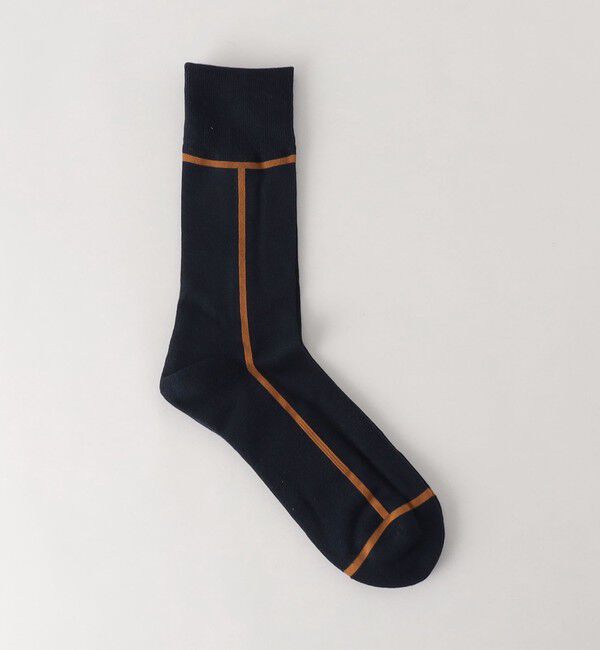 UNITED ARROWS green label relaxing「＜CHICSTOCKS＞ライン ソックス」|ソックス|NAVY