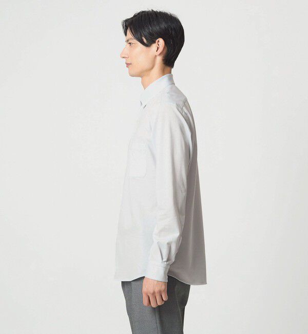 UNITED ARROWS green label relaxing「エブリット TC ジャージー スナップ ボタンダウン シャツ -イージーアイロン・吸水速乾・抗菌-」|シャツ・ブラウス|