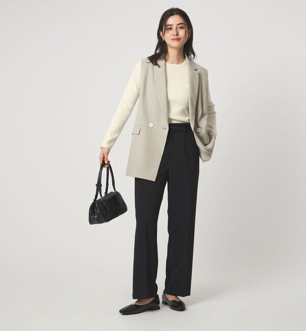 UNITED ARROWS green label relaxing「＜1_OF MINE＞リブ クルーネック プルオーバー ニット ウォッシャブル」|ニット・セーター|