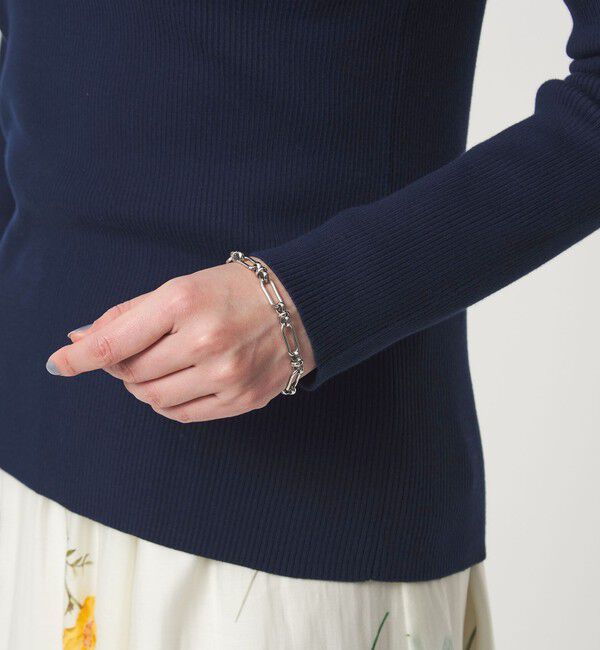 UNITED ARROWS green label relaxing「＜1_OF MINE＞リブ クルーネック プルオーバー ニット ウォッシャブル」|ニット・セーター|