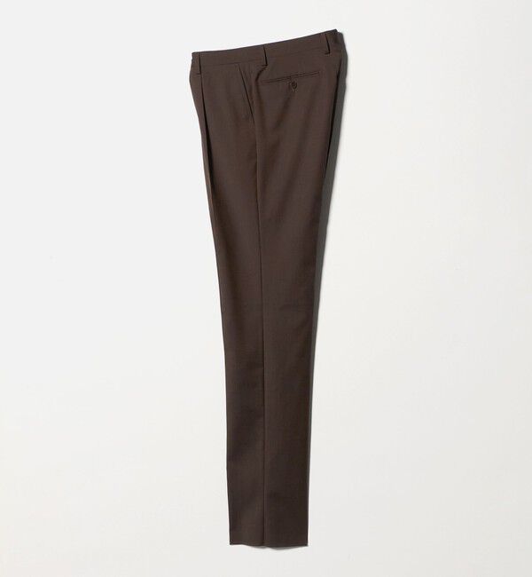 UNITED ARROWS green label relaxing「GUABELLO モヘヤ混トロピカル HX 1プリーツ スーツパンツ」|スーツ|DK.BROWN