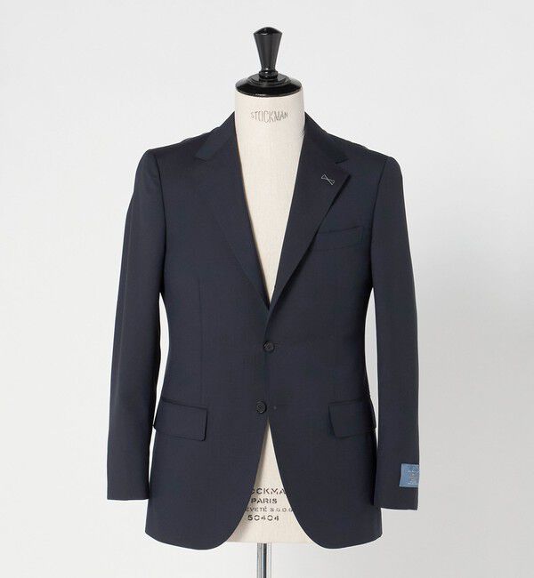 UNITED ARROWS green label relaxing「GUABELLO モヘヤ混トロピカル 3B HXD スーツジャケット」|スーツ|NAVY