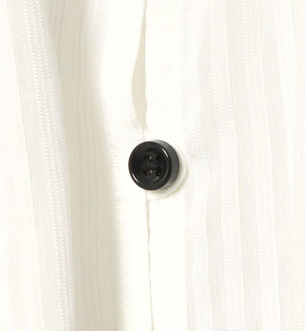 EMMEL REFINES「＜EMMEL REFINES＞EM ストライプ ギャザー ブラウス」|シャツ・ブラウス|