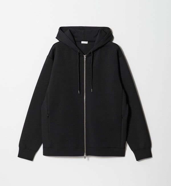 BEAUTY&YOUTH UNITED ARROWS「【WEB限定 WARDROBE SMART】ダブルニット ジップパーカー/セットアップ対応」|パーカー|