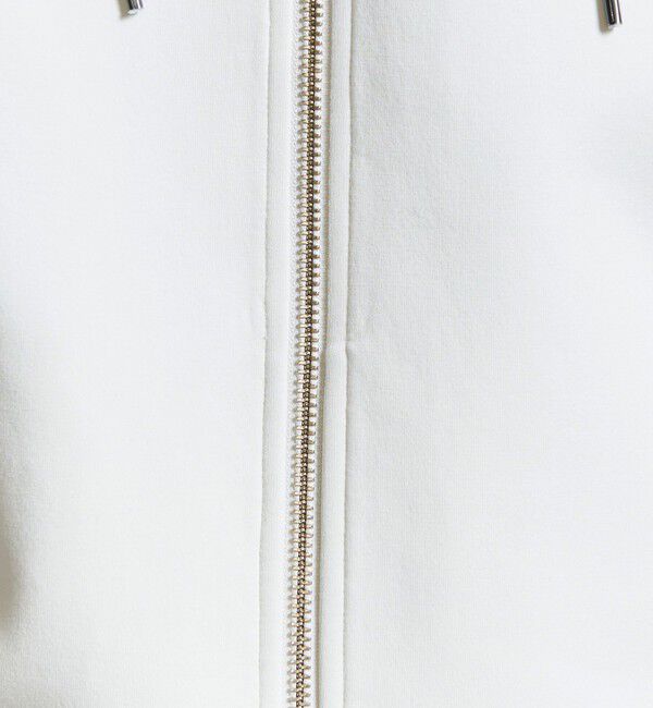 BEAUTY&YOUTH UNITED ARROWS「【WEB限定 WARDROBE SMART】ダブルニット ジップパーカー/セットアップ対応」|パーカー|