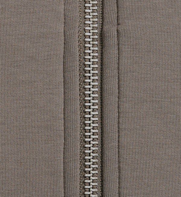 BEAUTY&YOUTH UNITED ARROWS「【WEB限定 WARDROBE SMART】ダブルニット ジップパーカー/セットアップ対応」|パーカー|