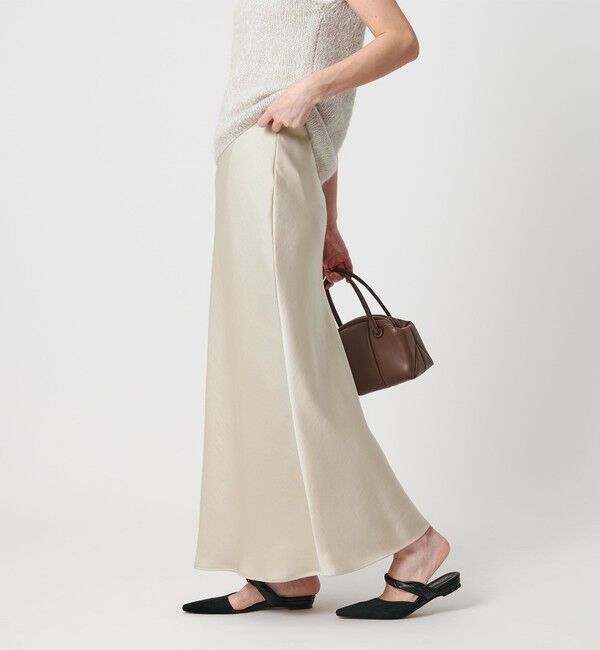 BEAUTY&YOUTH UNITED ARROWS「ポリエステルサテン マーメイドフレアスカート」|スカート|