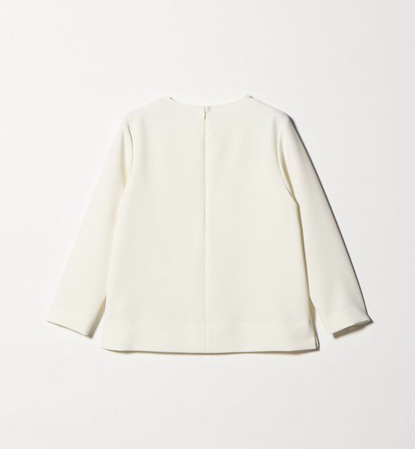 BEAUTY&YOUTH UNITED ARROWS「ダブルクロス クルーネック ブラウス」|シャツ・ブラウス|