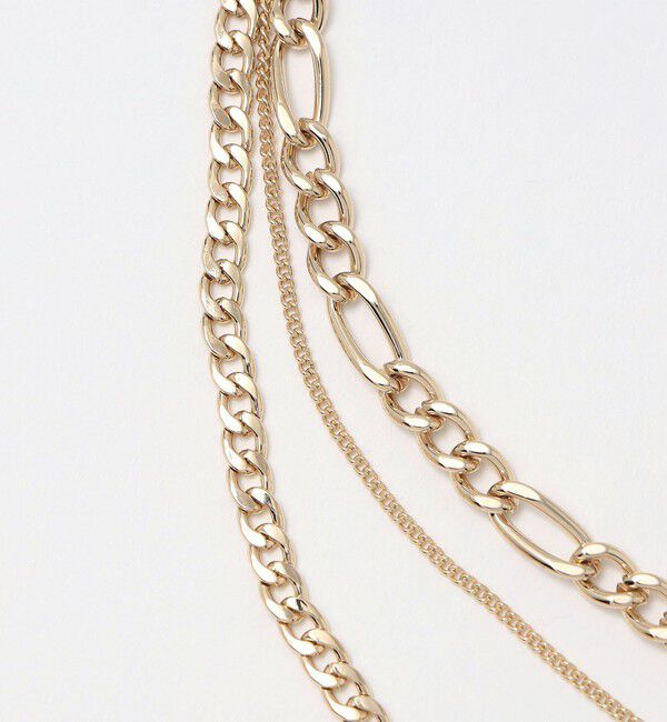 BEAUTY&YOUTH UNITED ARROWS「ミックスチェーン コインネックレス-3WAY-」|ネックレス|