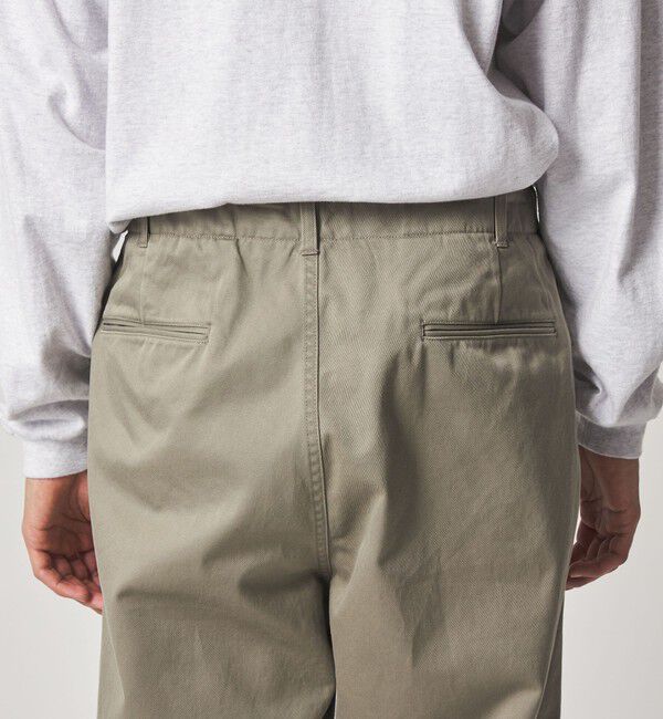 STEVEN ALAN「＜Steven Alan＞ ウエポン ニドム アーミー ノープリーツ トラウザーズ」|チノ|