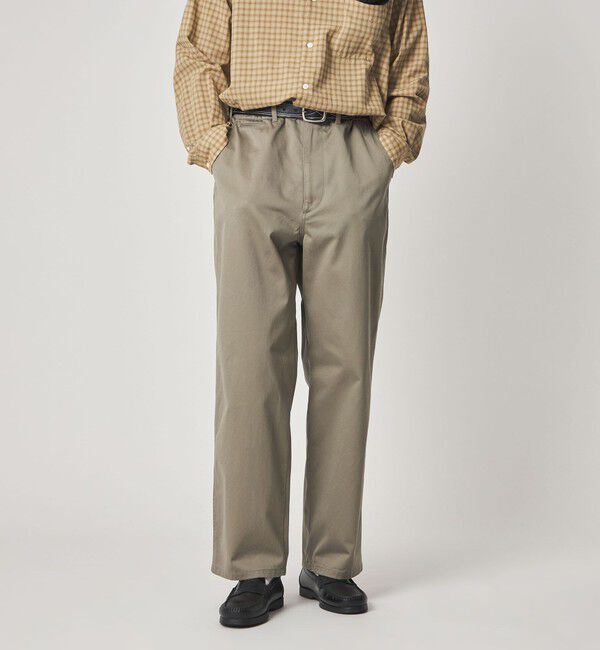 STEVEN ALAN「＜Steven Alan＞ ウエポン ニドム アーミー ノープリーツ トラウザーズ」|チノ|