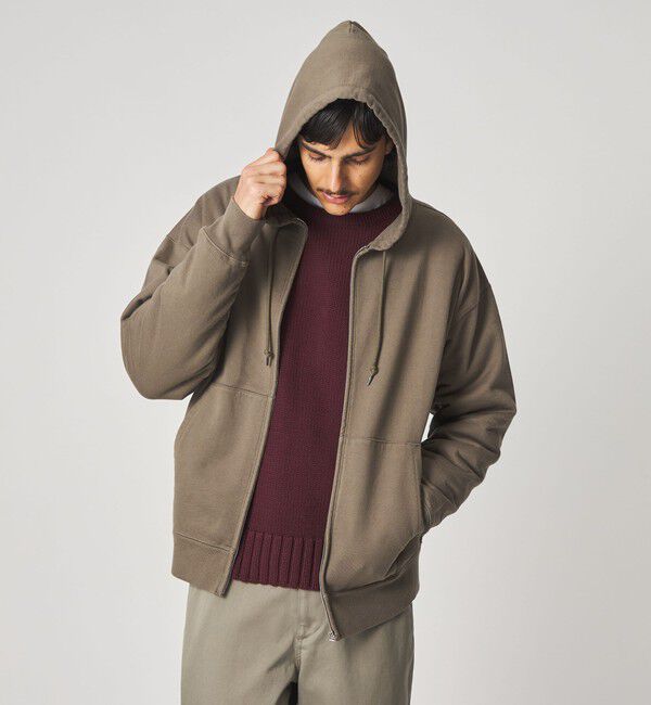 STEVEN ALAN「＜Steven Alan＞ ウラケ ジップ フーデイー」|パーカー|