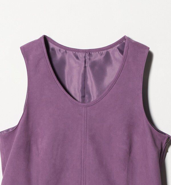 ATTISESSION「＜ATTISESSION＞スエードライク ナローベルト トップス」|ベスト・ジレ|