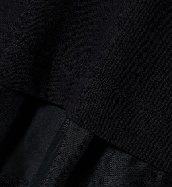 BEAUTY&YOUTH UNITED ARROWS「レースドッキング　ロングスリーブTシャツ」|Tシャツ・カットソー|