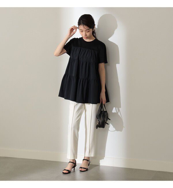 Demi-Luxe BEAMS 「コンビ ティアード プルオーバー」|シャツ・ブラウス|