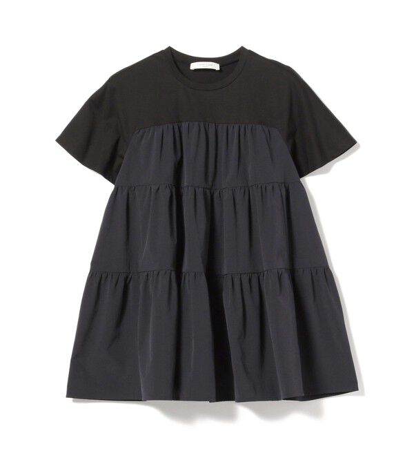 Demi-Luxe BEAMS 「コンビ ティアード プルオーバー」|シャツ・ブラウス|