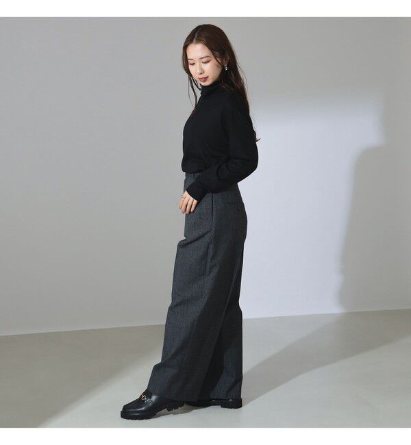 Demi-Luxe BEAMS 「SLOANE / ウール 天竺 タートルネック ニットTシャツ」|Tシャツ・カットソー|