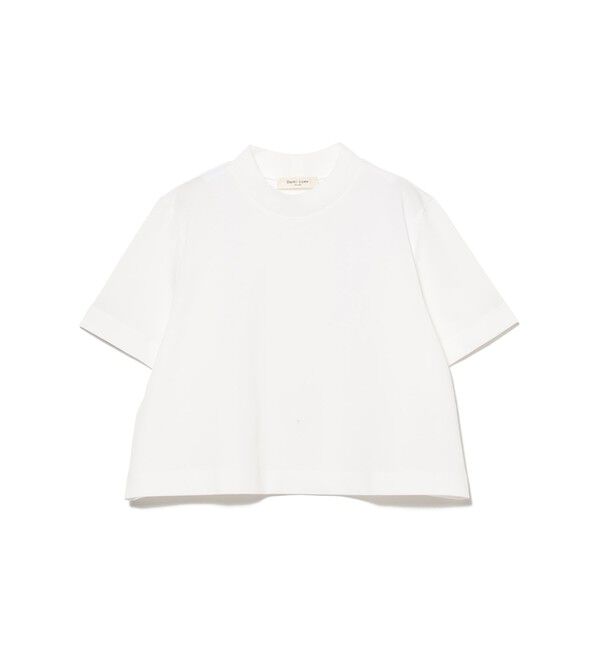 Demi-Luxe BEAMS 「モックネック ショート Tシャツ」|Tシャツ・カットソー|