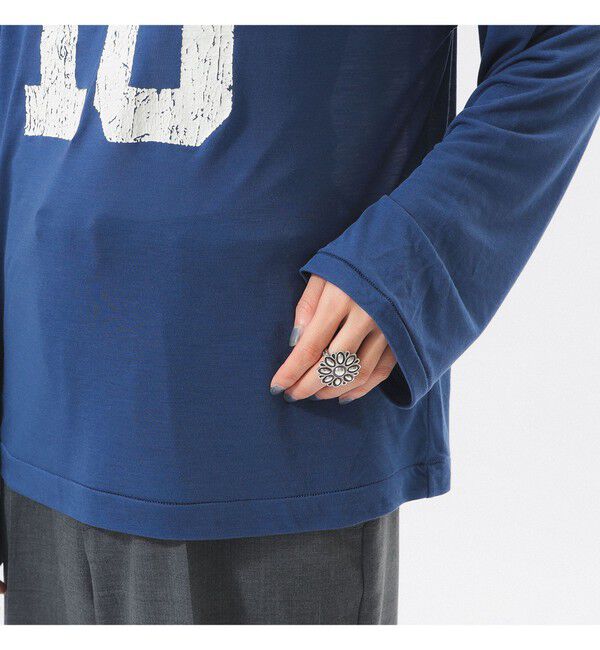 BEAMSBOY「シアー ナンバリング フットボール」|Tシャツ・カットソー|