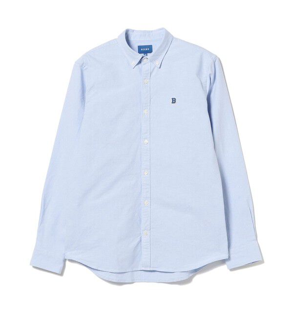 BEAMS「BEAMS / ストレッチ オックスフォード ワンポイント ボタンダウンシャツ」|シャツ・ブラウス|