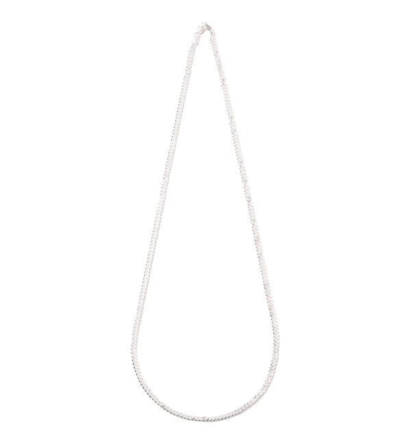 BEAMS「BEAMS / カーブ チェーン ネックレス SILVER925」|ネックレス|SILVER