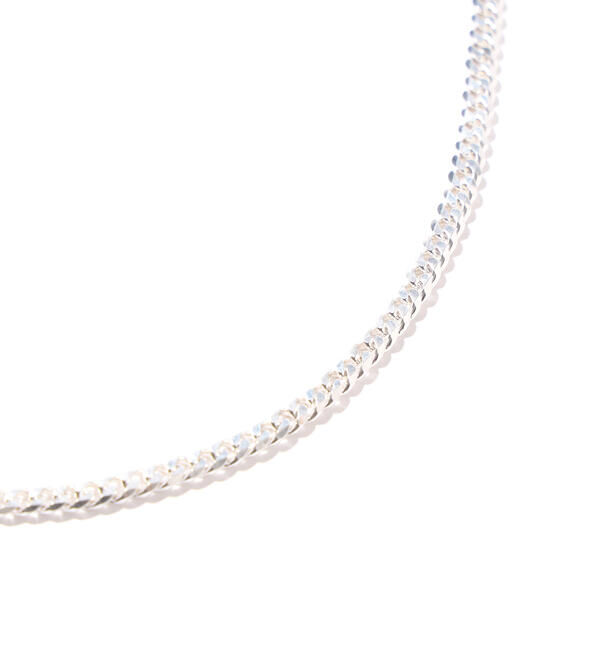 BEAMS「BEAMS / カーブ チェーン ネックレス SILVER925」|ネックレス|