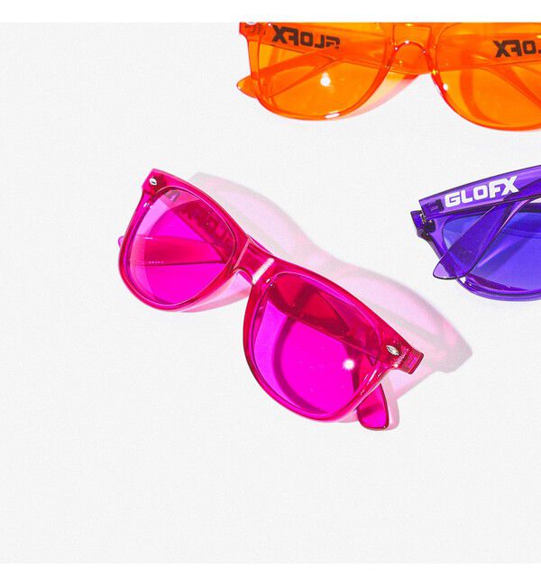 BEAMS「GloFX / COLOR THERAPHY GLASSES」|その他|MAGENTA