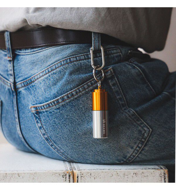 BEAMS「NEW アルミ 携帯灰皿」|アッシュトレイ|YELLOW