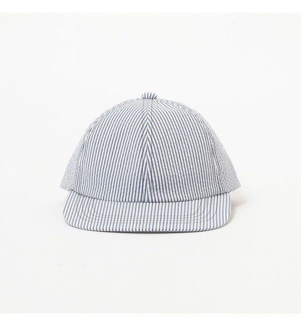 BEAMS PLUS「BEAMS PLUS / レジメンタル ストラップ サッカー 6パネル キャップ」|その他|